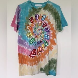 DAYDREAMER Rolling Stones tie-dye T-shirt- large